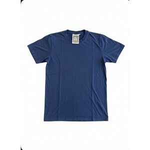 JUNGMAVEN Womens T-Shirt Sz XS Hemp/Organic Cotton Blend Soft Blue Made in USA